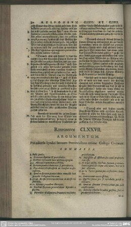 Responsum CLXXVII.