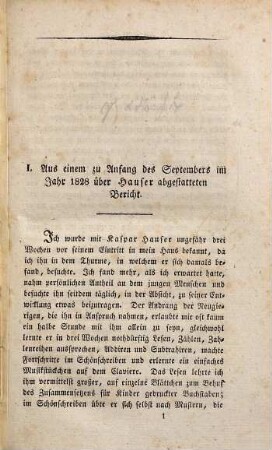 Mittheilungen über Kaspar Hauser, 1