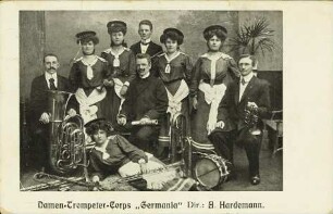 Damen-Trompeter-Corps "Germania" - Dir.: A. Hardemann.
