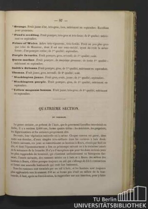Quatrième Section. Du cerisier.