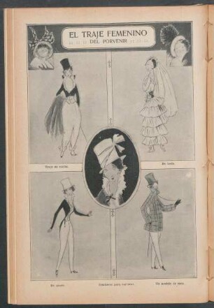 El traje femenino del porvenir - [Ilustración]