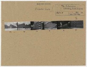 Straßenansicht. Berlin, Lichtenberg, Friedrichsfelde, Einbecker Straße (?)