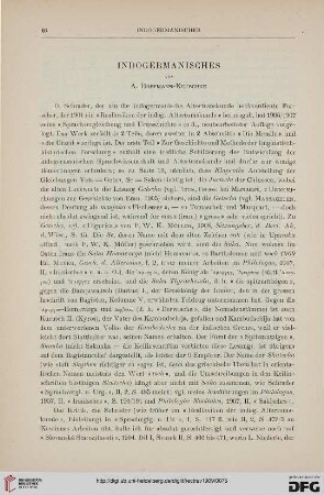 31: Indogermanisches