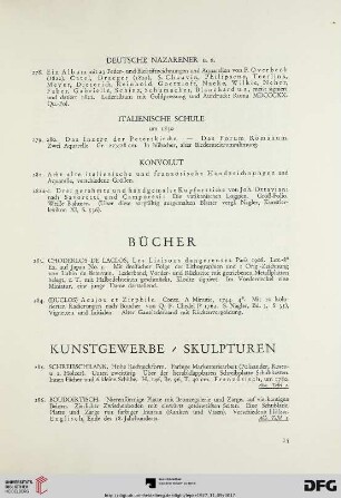 Kunstgewerbe/Skulpturen (Nr. 285-421)