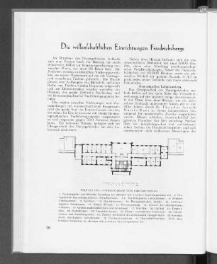 Die wissenschaftlichen Einrichtungen Friedrichsbergs