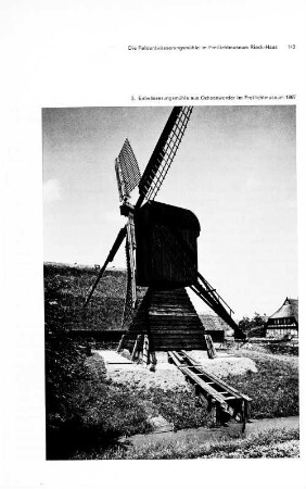 3. Entwässerungsmühle aus Ochsenwerder im Freilichtmuseum 1967