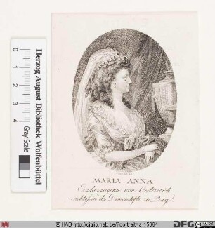 Bildnis Maria Anna, Erzherzogin von Österreich