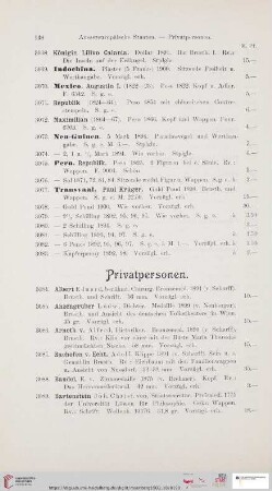 Privatpersonen (Nr. 3084-3328)