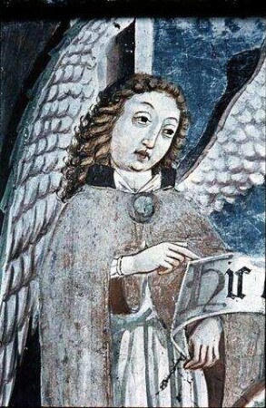 Ecce Homo innerhalb des gemalten Sakramentshäuschens