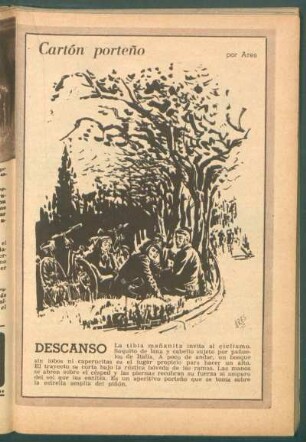 Descanso : Cartón porteño