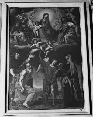 Madonna in Glorie mit Heiligen