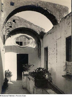 Capri. Flur eines Hauses