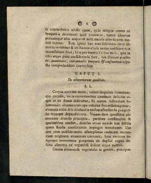 6-16, Caput I. De alimentorum qualitate.