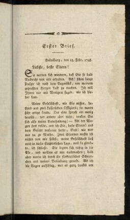 13-24, Erster - Zweiter Brief.