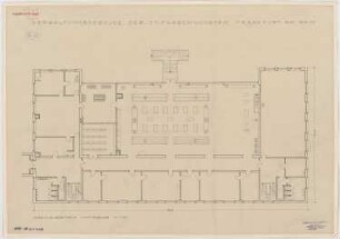 I.G.-Farben, Frankfurt/Main Verwaltungsgebäude: Laboratorium: Grundriss Hauptgeschoss 1:100
