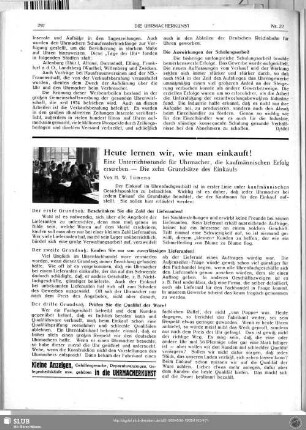 Heute lernen wir , wie man einkauft!