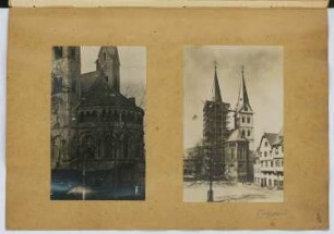 St. Kastor, Koblenz. St Severus, Boppard: Ansichten (aus: Skizzen- und Fotoalbum 8)