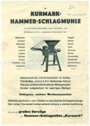 Die Kurmark-Hammer-Schlagmühle