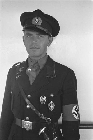 Zweiter Weltkrieg. Porträt eines Angehörigen der deutschen Wehrmacht