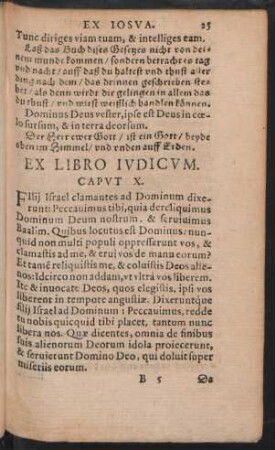 Ex Libro Iudicum.
