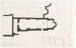 Kirchen auf Ios: Agios Johannis, Grundriss 1:50