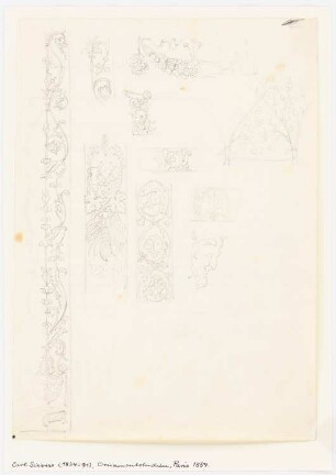 Ornamentstudien: Ornamentdetails