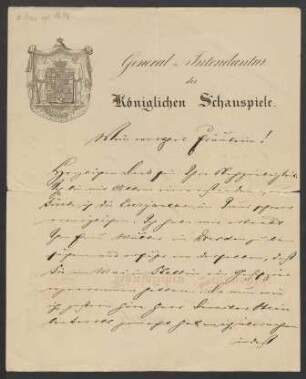 Brief an Georgine Schubert : 09.04.1860