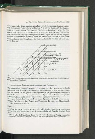 7.4 ALGEBRAISCHE EIGENSCHAFTEN SYMMETRISCHER FUNKTIONEN