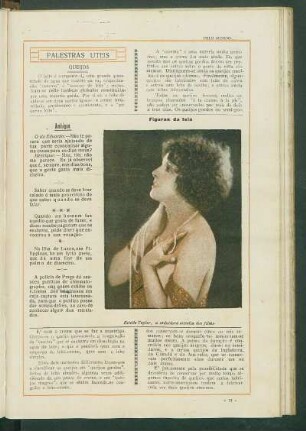 Figuras da tela : Estelle Taylor, a seductora estrella dos filmes