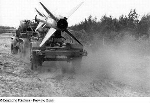 Deutschland . Nationale Volksarmee - Luftstreitkräfte/Luftverteidigung. Taktische Übung der Raketentruppen (Flugabwehr-Raketen)
