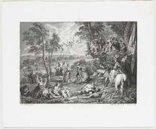 Der Heilige Georg tötet den Drachen