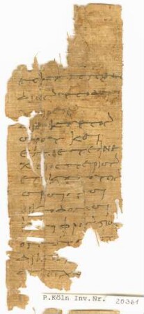 Inv. 20361, Köln, Papyrussammlung