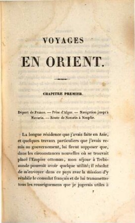 Voyages en Orient : entrepris par ordre du gouvernement français de 1830 à 1833 ; 2. voyage en Anatolie