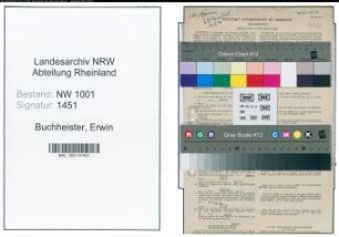 Entnazifizierung Erwin Buchheister, geb. 31.05.1922 ()