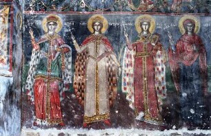 Heilige Kyriake, heilige Barbara und heilige Katharina