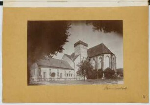 Abtei Rommersdorf, Heimbach-Weis: Ansicht (aus: Skizzen- und Fotoalbum 23)