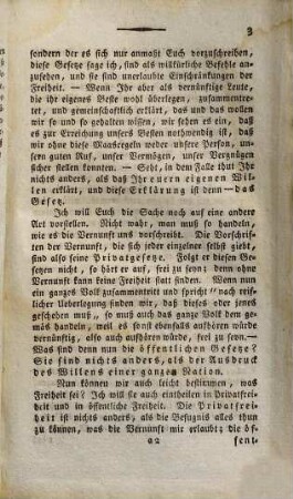 Ueber Freiheit und Gleichheit : eine Anrede an seine Mitbürger, gehalten in der Gesellschaft der Volksfreunde zu Mainz am 30ten Oktober im ersten Jahre der Freiheit und Gleichheit