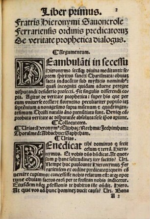 Dialogus de veritate prophetica