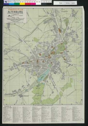 Pharus-Plan Altenburg