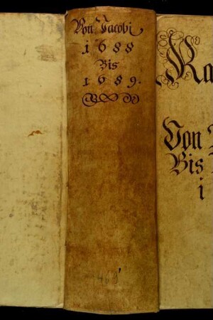 Ratsprotokolle, 1688 Juli 30. - 1689 Juli 26.