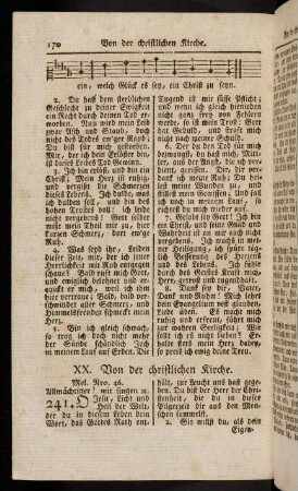 170-191, XX. Von der christlichen Kirche. - XXIII. Von dem allgemeinen Weltgerichte.