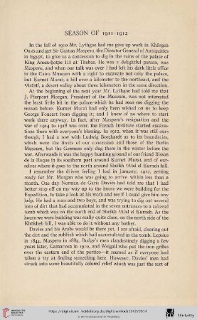Season of 1911 - 1912