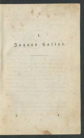 I. Jaques Callot