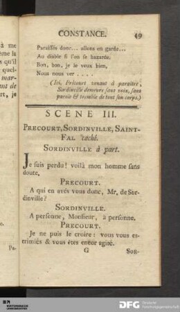 Acte Second: Scene III.