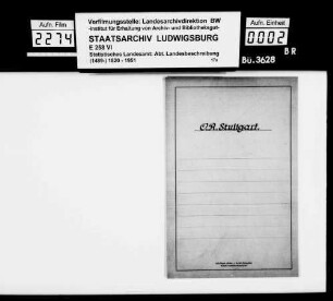 Materialsammlung für eine Neubearbeitung der OAB