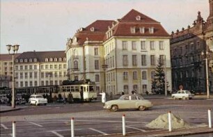Dresden-Altstadt, Pirnaischer Platz. Landhaus : Dresden-Altstadt, Pirnaischer Platz. Blick zum Landhaus