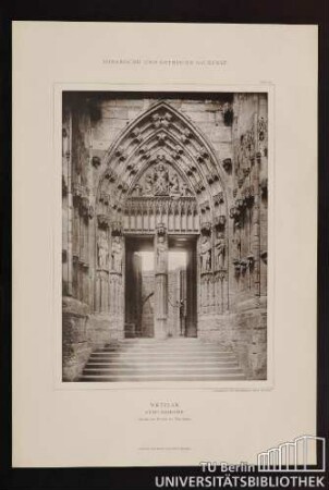 Wetzlar Stiftskirche Südliches Portal im Thurmbau