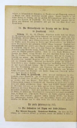 Der zweite Befreiungskrieg 1815