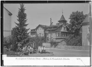 Kurort Gohrisch, Genesungsheim. Sächsische Schweiz. Abteilung des Kneippkurbades Schandau
