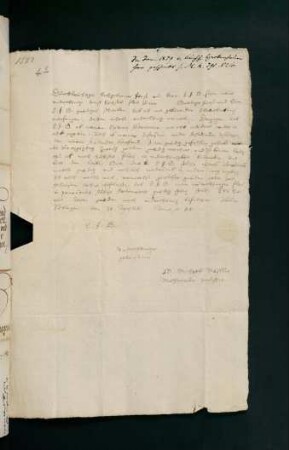 Dankschreiben Michael Maestlins (phil.) für eine Verehrung, 30. Apr. 1588